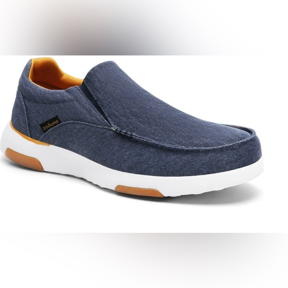 Ortho Comfort -  Loafer slip ons with arch support in blue - Size 9 - Picture 1 of 7